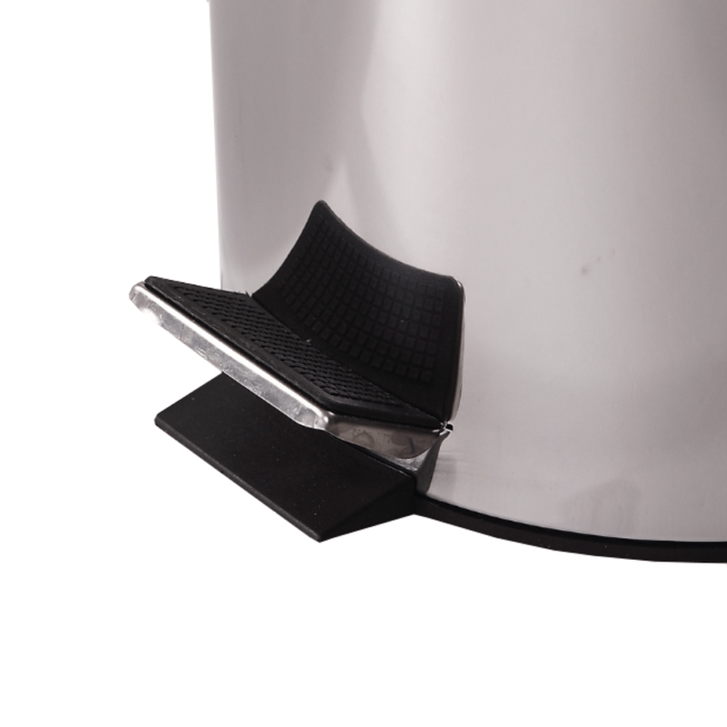 Lixeira em Aço Inox 20L com Pedal Redonda Banheiro e Cozinha - Image 3